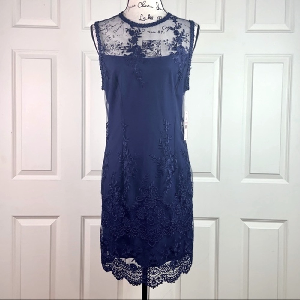 NWT Nanette Lepore Embroidered Lace Dress - Picture 2 of 10